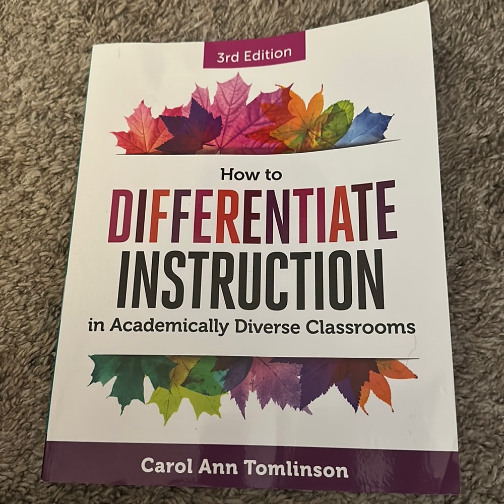 How to Differ that’s a instruction in Academically Diverse Classrooms 3rd Ed